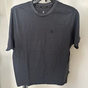 NWT Spyder T-shirt Men's Medium Gray Skiing Outdoors